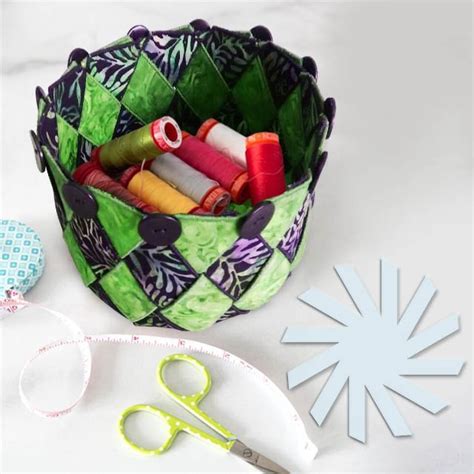 Add a Pop of Color to Your Workspace with a Magic Woven Spiral Storage Basket